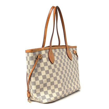 Louis Vuitton Damier Azur Neverfull PM 3 of 9