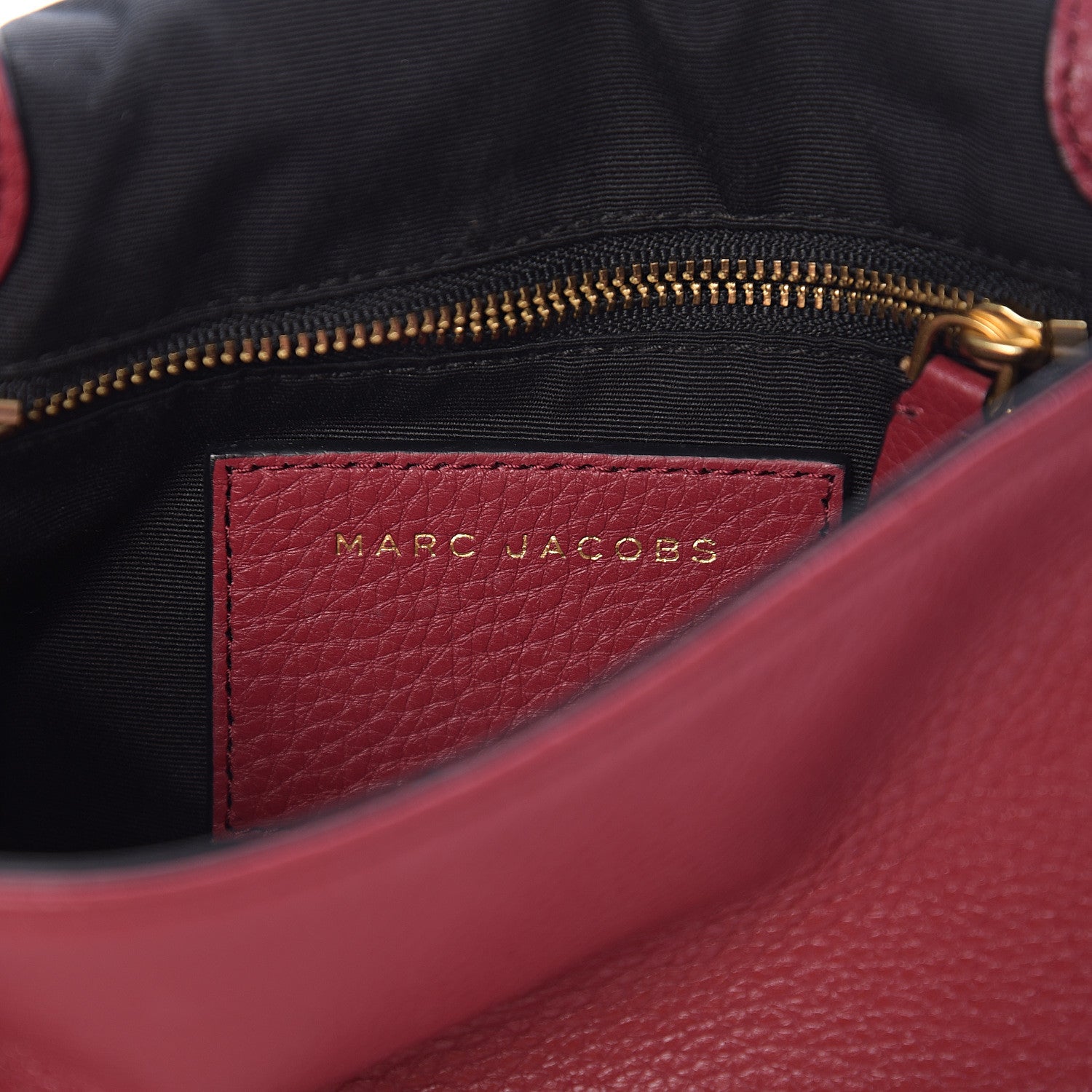 Marc Jacobs Pebbled Calfskin Recruit Nomad Crossbody Red 5 of 8
