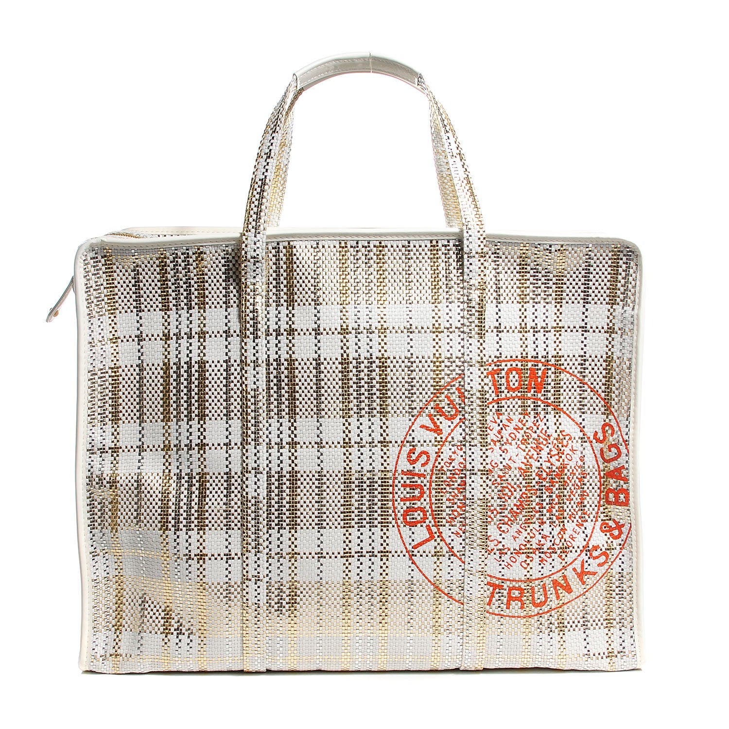 Louis Vuitton Braided Street Shopper GM Gold 1 of 7