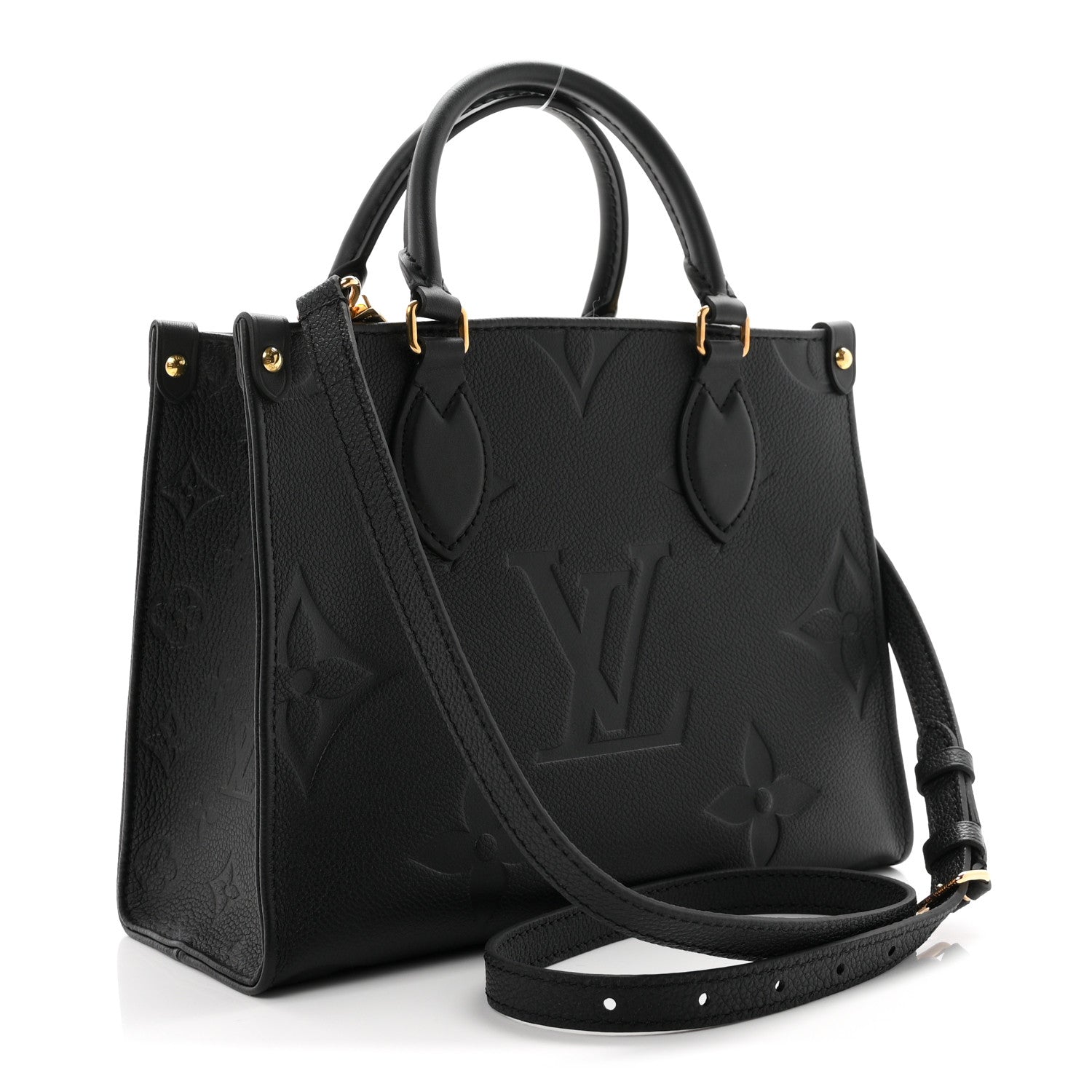 Louis Vuitton Empreinte Monogram Giant Onthego PM Black 3 of 9