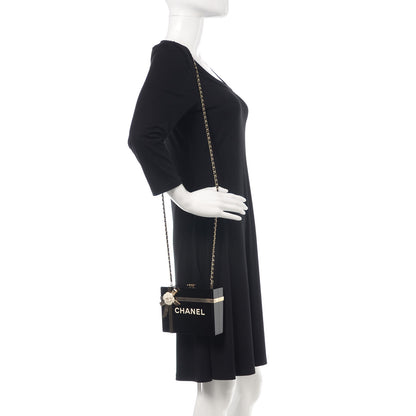 Chanel Plexiglass Gift Box Clutch Black 2 of 9