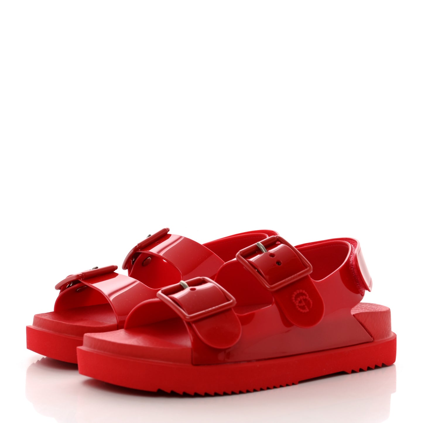 Rubber Mini Double G Womens Isla Dad Sandals 35 Maple Red