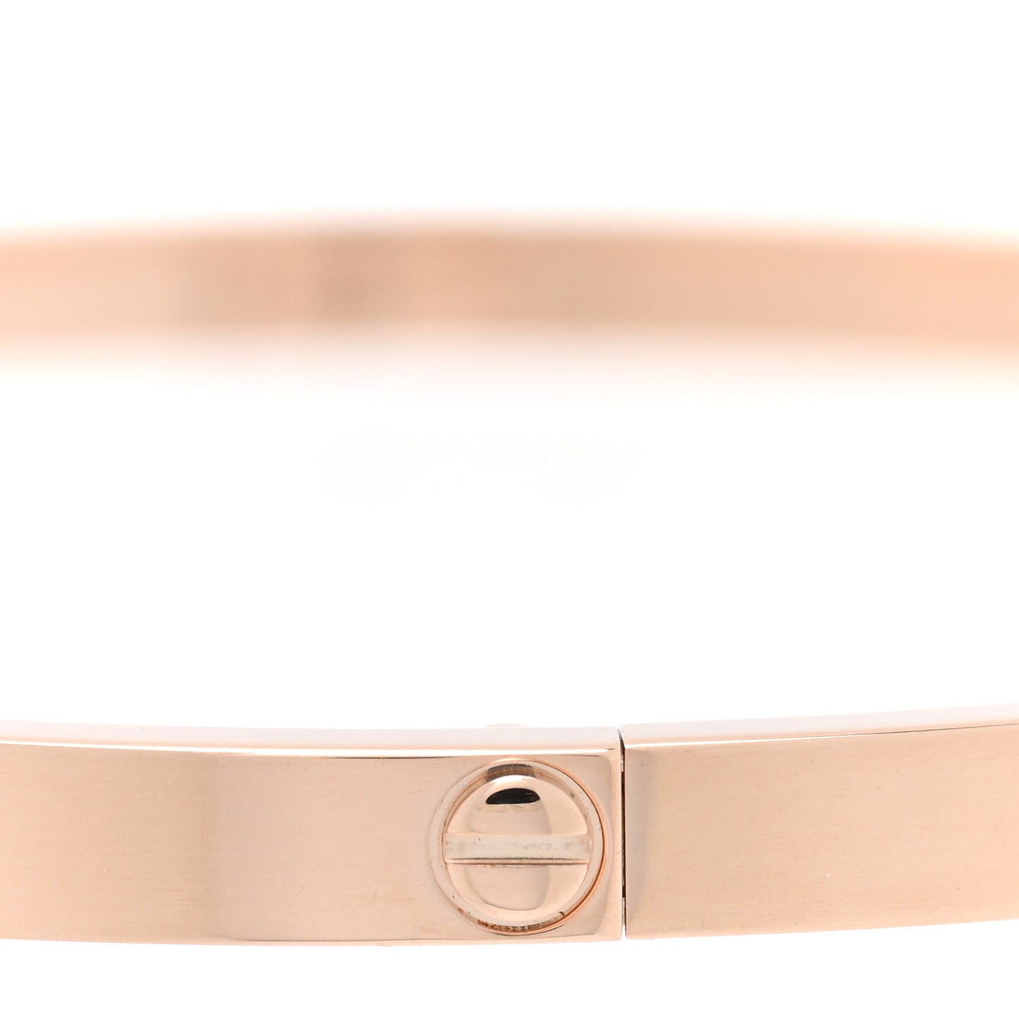 18K Pink Gold Small LOVE Bracelet 19