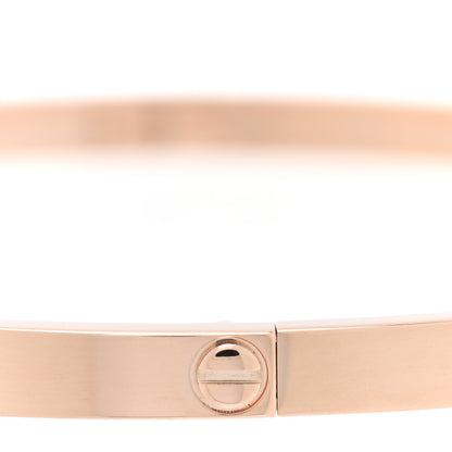 Cartier 18K Pink Gold Small LOVE Bracelet 19 5 of 6