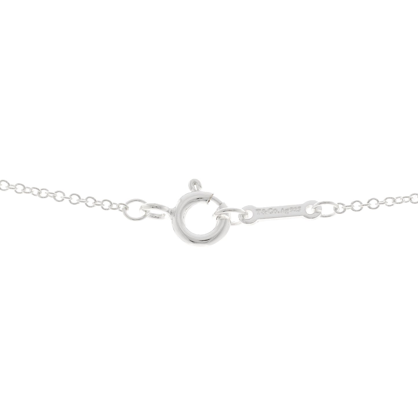 Sterling Silver Paloma Picasso Olive Leaf Heart Pendant Necklace