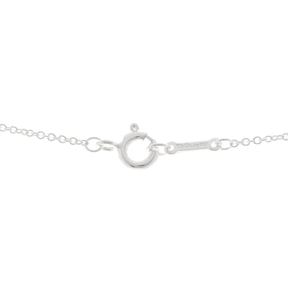 Tiffany Sterling Silver Paloma Picasso Olive Leaf Heart Pendant Necklace 4 of 5