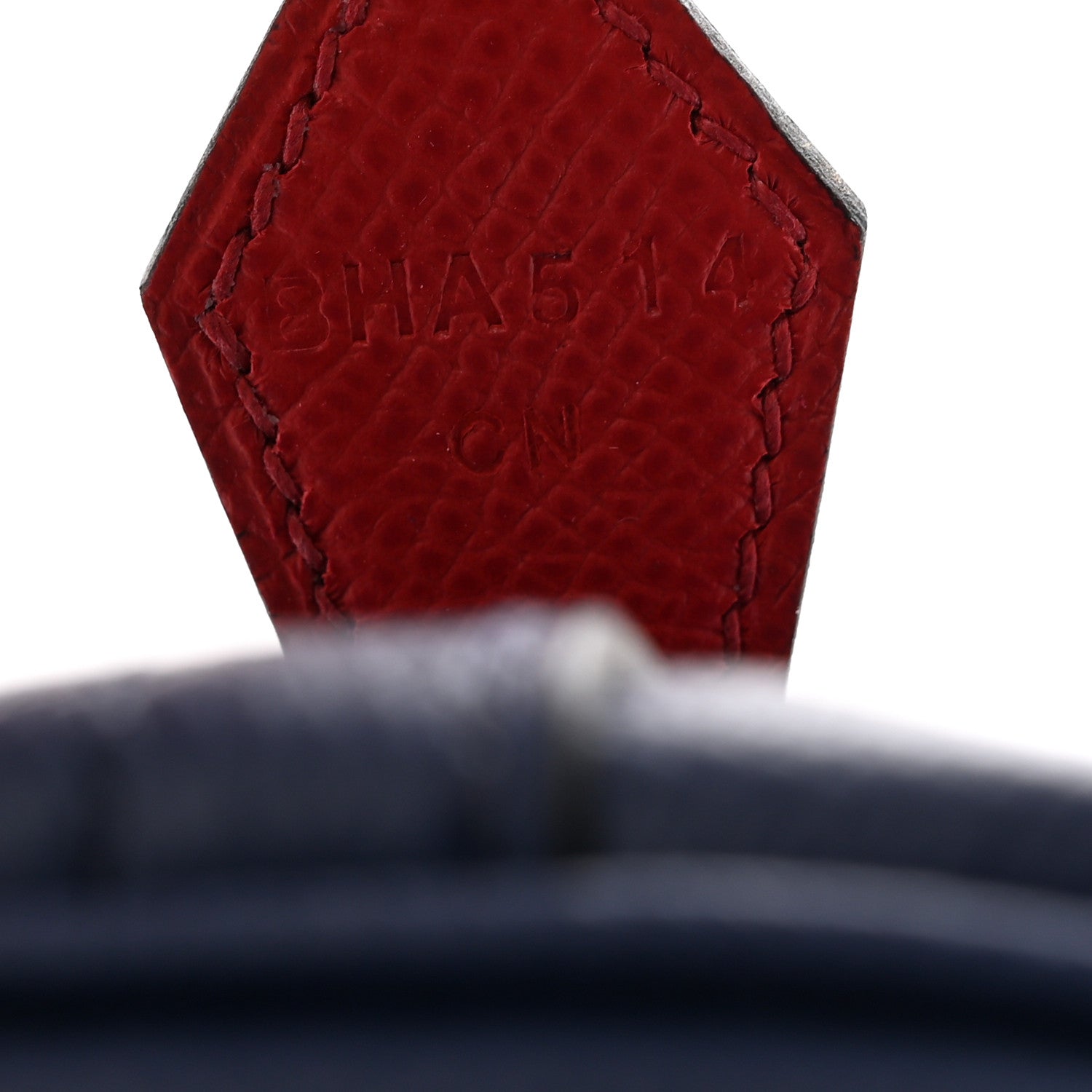 Hermes Epsom Tri-Color 1923 Bolide 25 Blue Saphir Blue Indigo Rouge Piment 7 of 11