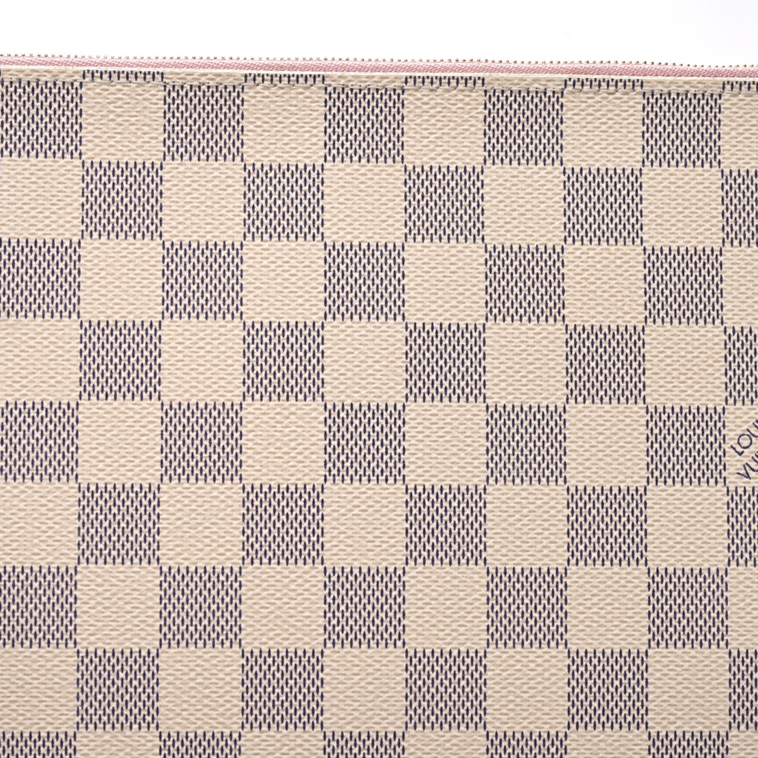 Louis Vuitton Damier Azur Neverfull MM GM Pochette Rose Ballerine 7 of 7