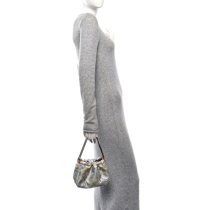 Hermes Silk Barenia Promenade du Matin Bandana 20 Bag Insert PM Gris Platine Jaune Milton Fauve 2 of 12