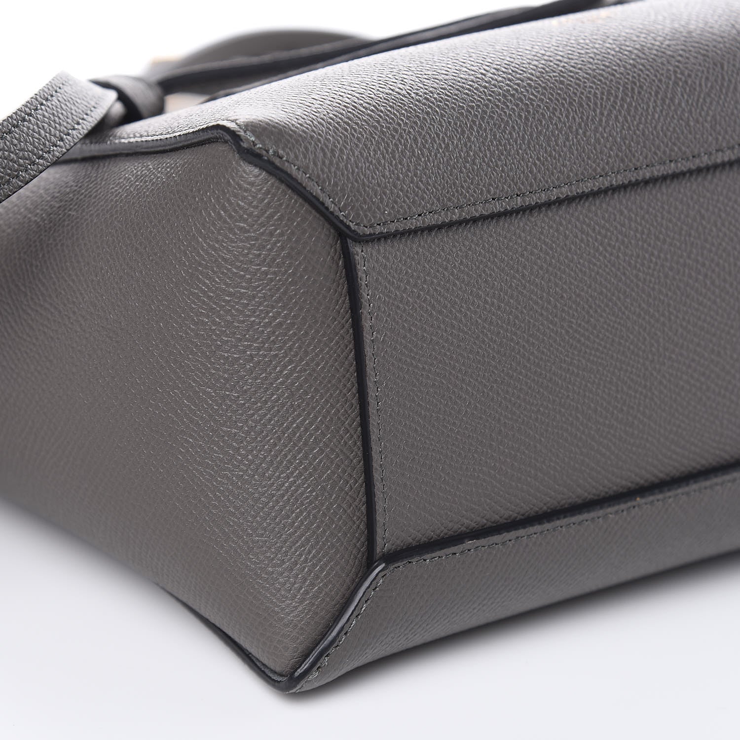 Celine Grained Calfskin Nano Belt Bag Grey 8 of 9