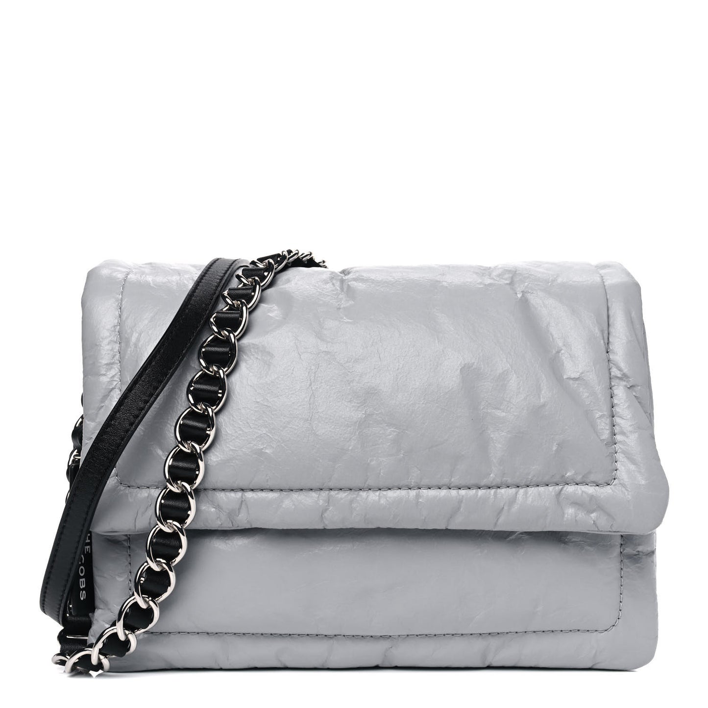 Lambskin The Pillow Bag Light Grey