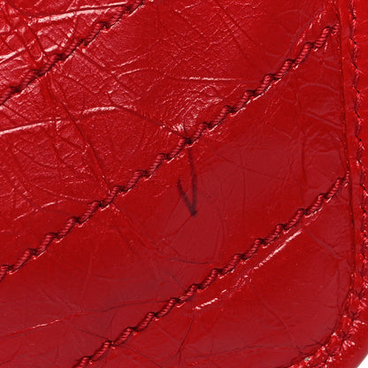 Saint Laurent Crinkled Calfskin Matelasse Niki Bill Pouch Red 9 of 11