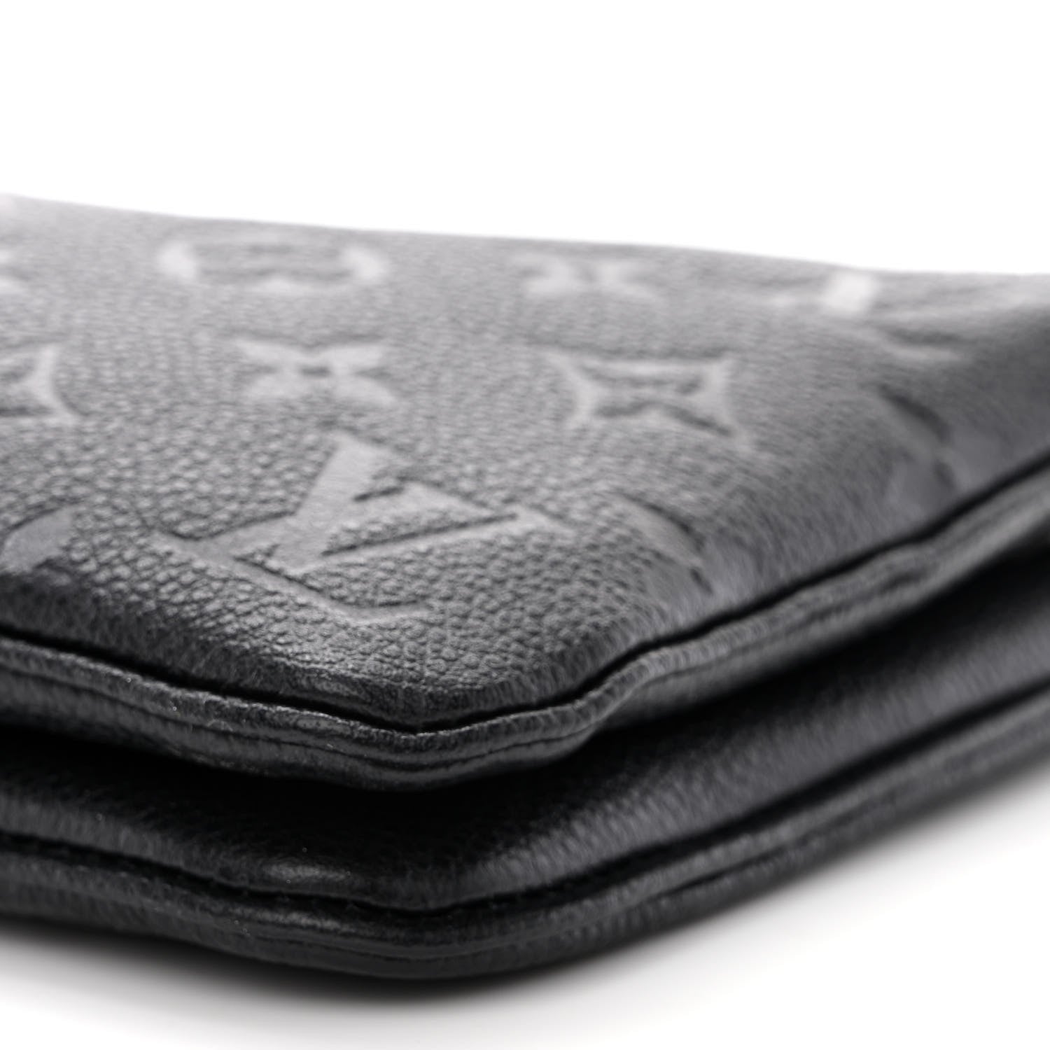 Louis Vuitton Empreinte Double Zip Pochette Black 10 of 10