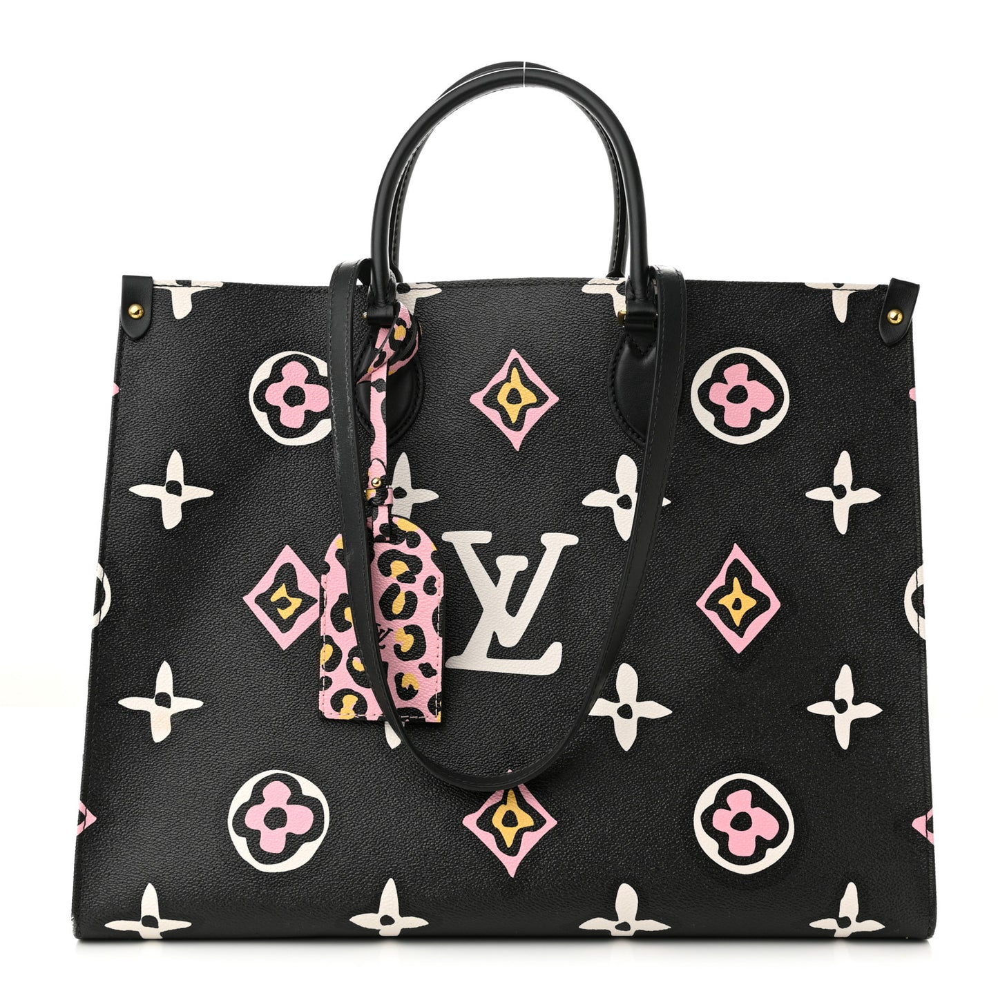 Monogram Giant Wild At Heart Onthego GM Black
