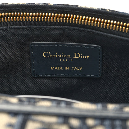 Christian Dior Oblique Montaigne 2-In-1 Pouch Blue 6 of 10