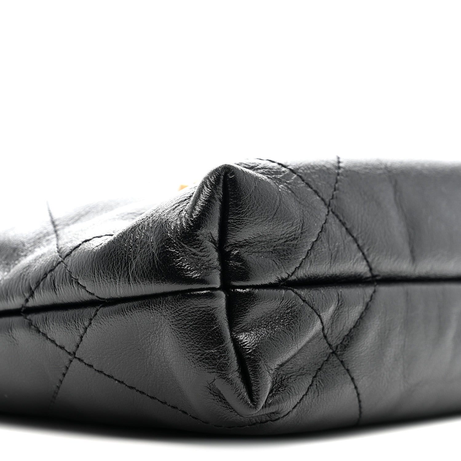 Chanel Shiny Calfskin Quilted Mini Chanel 22 Black 9 of 10