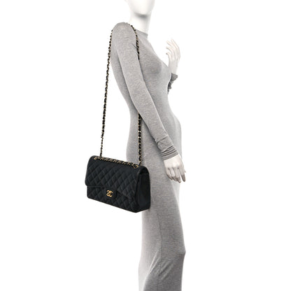 Chanel Caviar Quilted Jumbo Double Flap Black 2 of 13