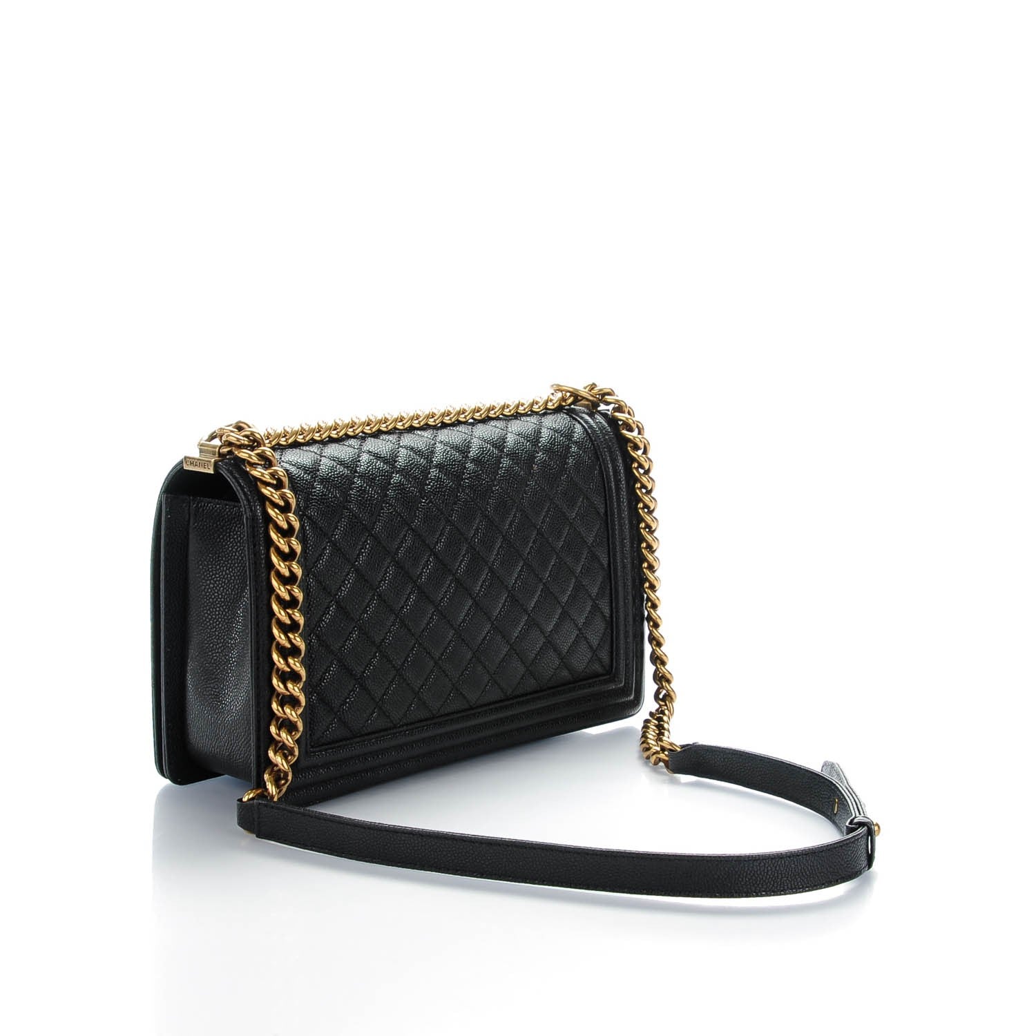 Chanel Caviar Quilted New Medium Boy Flap Black 3 of 7