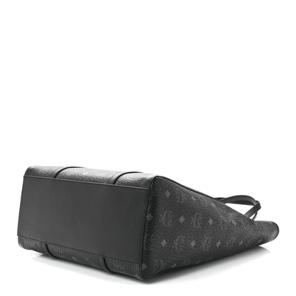 MCM Visetos Toni Shopper Tote Black 8 of 10