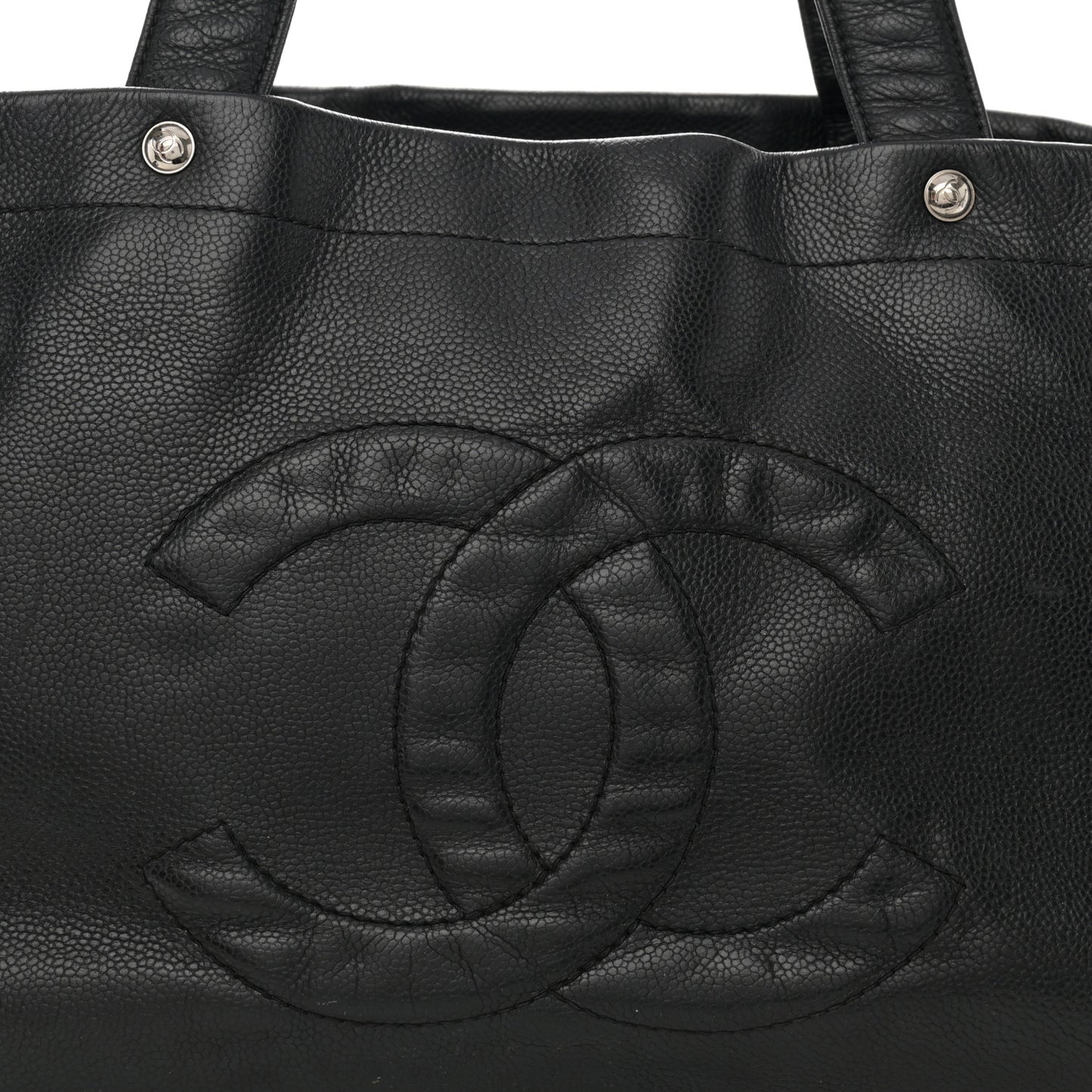 Caviar Executive Cerf Shopper Tote Black