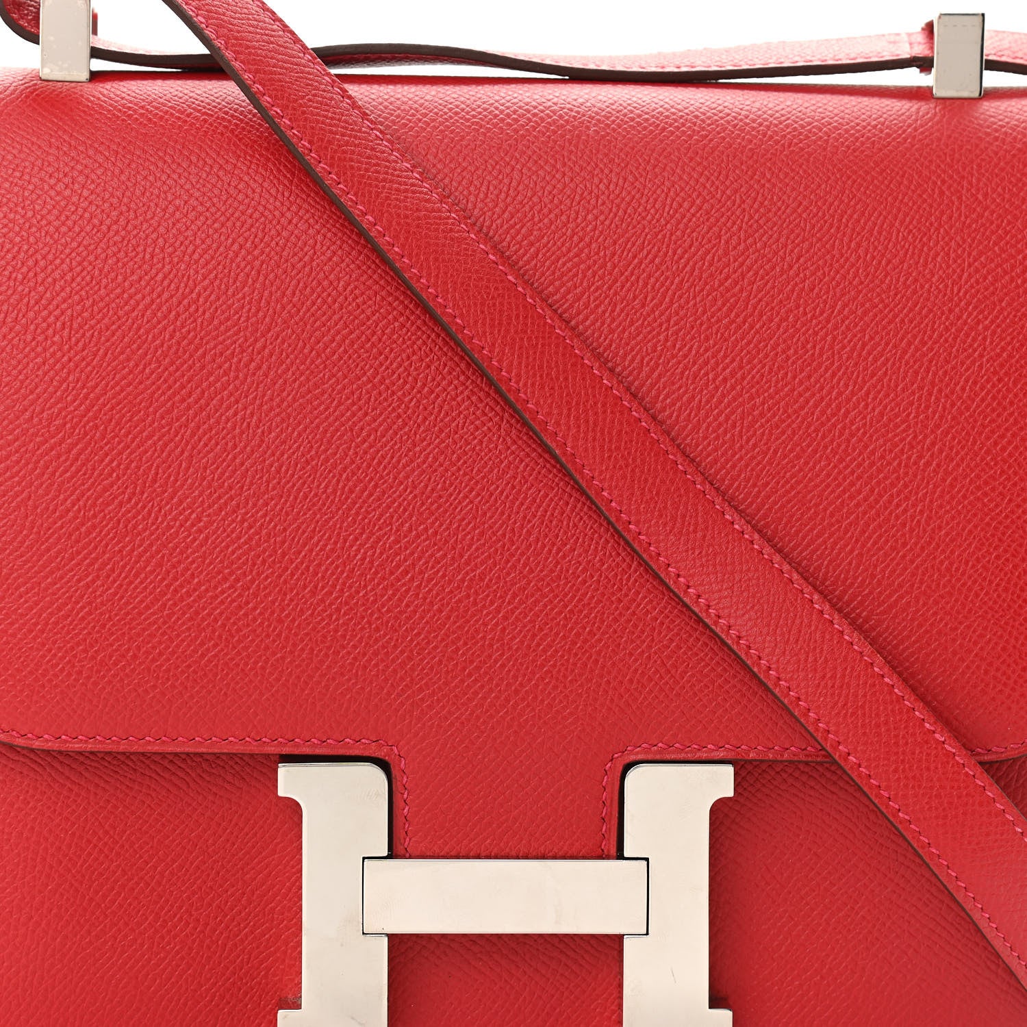 Hermes Epsom Constance 24 Rouge Casaque 7 of 11