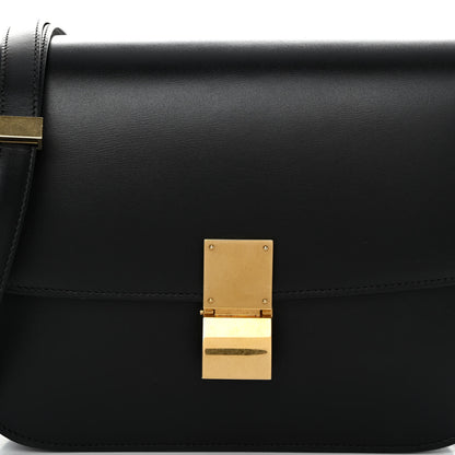 Celine Box Calfskin Medium Classic Box Flap Bag Black 8 of 10