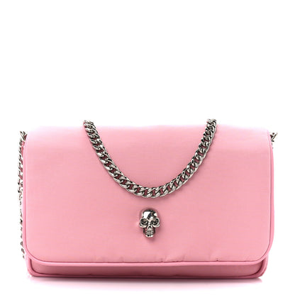 Alexander McQueen Nylon Skull Camera Crossbody Bag Pink 1 of 12