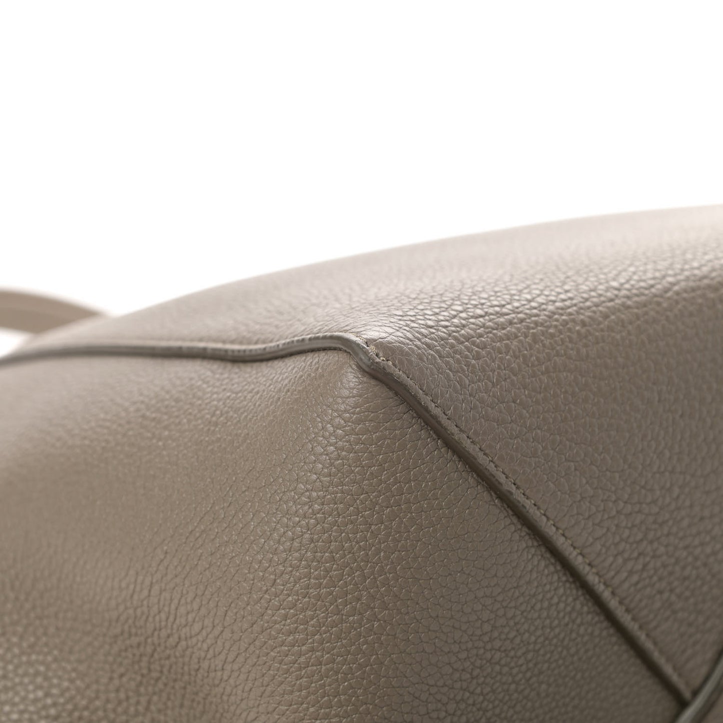 Soft Grained Calfskin Small Belt Cabas Phantom Taupe