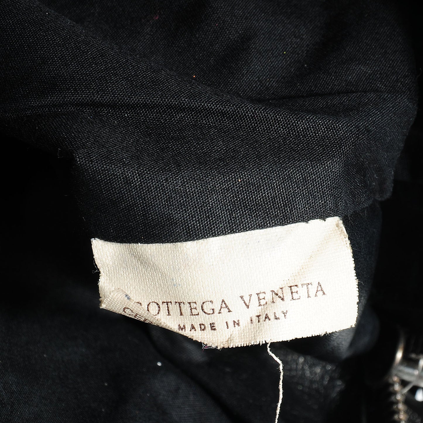 Nappa Intrecciato Messenger Bag Nero