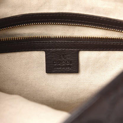 Gucci Guccissima Medium Bree Foldover Tote Chocolate 7 of 14