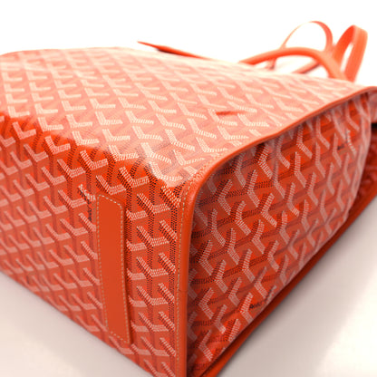 Goyard Goyardine Saint Leger Soft Briefcase Backpack Orange 8 of 11