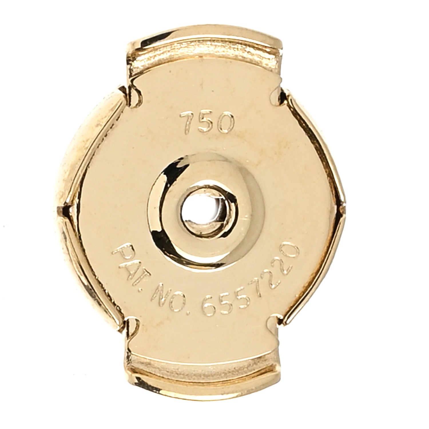 Christian Dior 18K Yellow Gold Diamond Turquoise Rose Des Vents Drop Stud Earrings 4 of 4