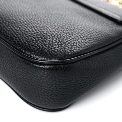 Gucci Pebbled Calfskin Medium Soho Flap Crossbody Black 12 of 15