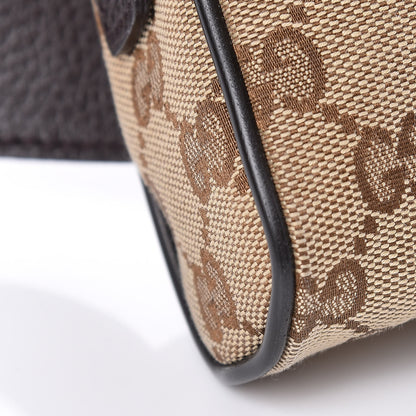 Gucci Monogram Belt Bag Dark Brown 9 of 10