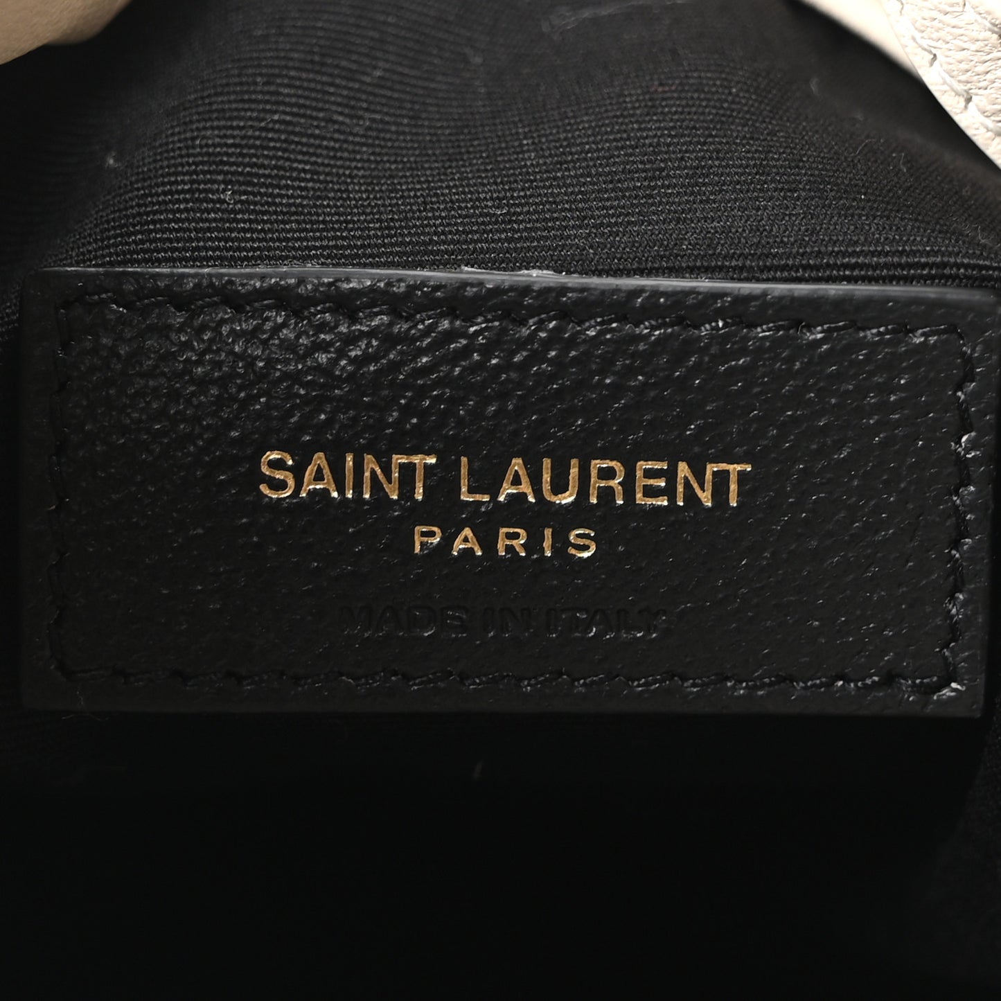 Lambskin Matelasse Monogram Medium Jamie 4.3 Pochon Blanc Vintage