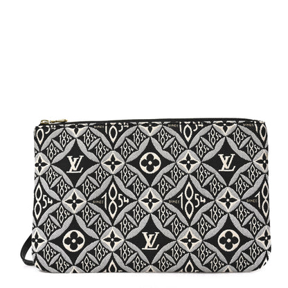 Louis Vuitton Jacquard Since 1854 Neverfull MM GM Pochette Grey 2 of 12