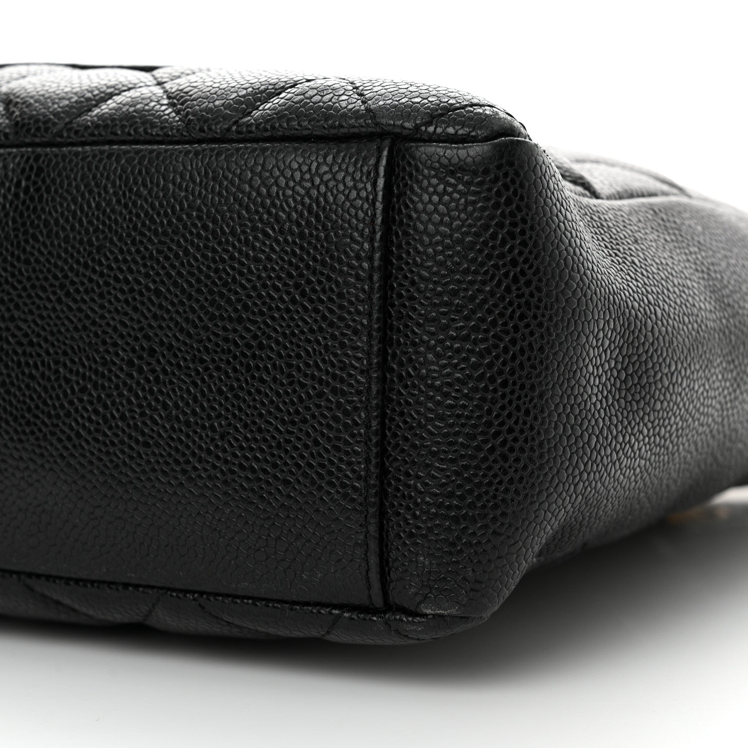 Chanel Caviar Quilted Petit Shopping Tote PST Black 10 of 13