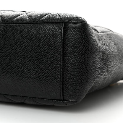 Chanel Caviar Quilted Petit Shopping Tote PST Black 10 of 13