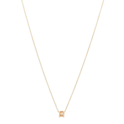 Tiffany 18K Rose Gold Atlas Open Pendant Necklace 1 of 3