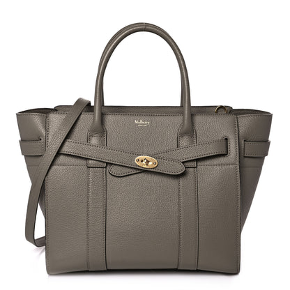 Mulberry Small Classic Grain Small Zipped Bayswater Grey 1 of 11