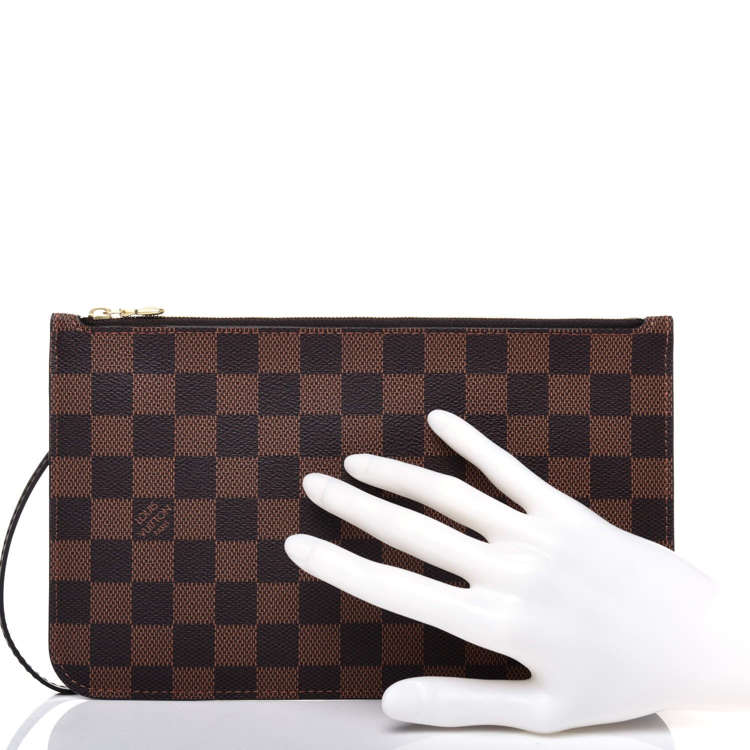 Louis Vuitton Damier Ebene Neverfull MM GM Pochette 2 of 10