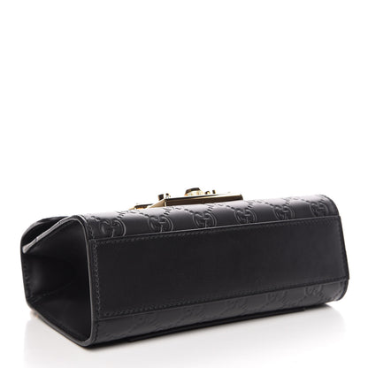Gucci Guccissima Small Padlock Shoulder Bag Black 4 of 9