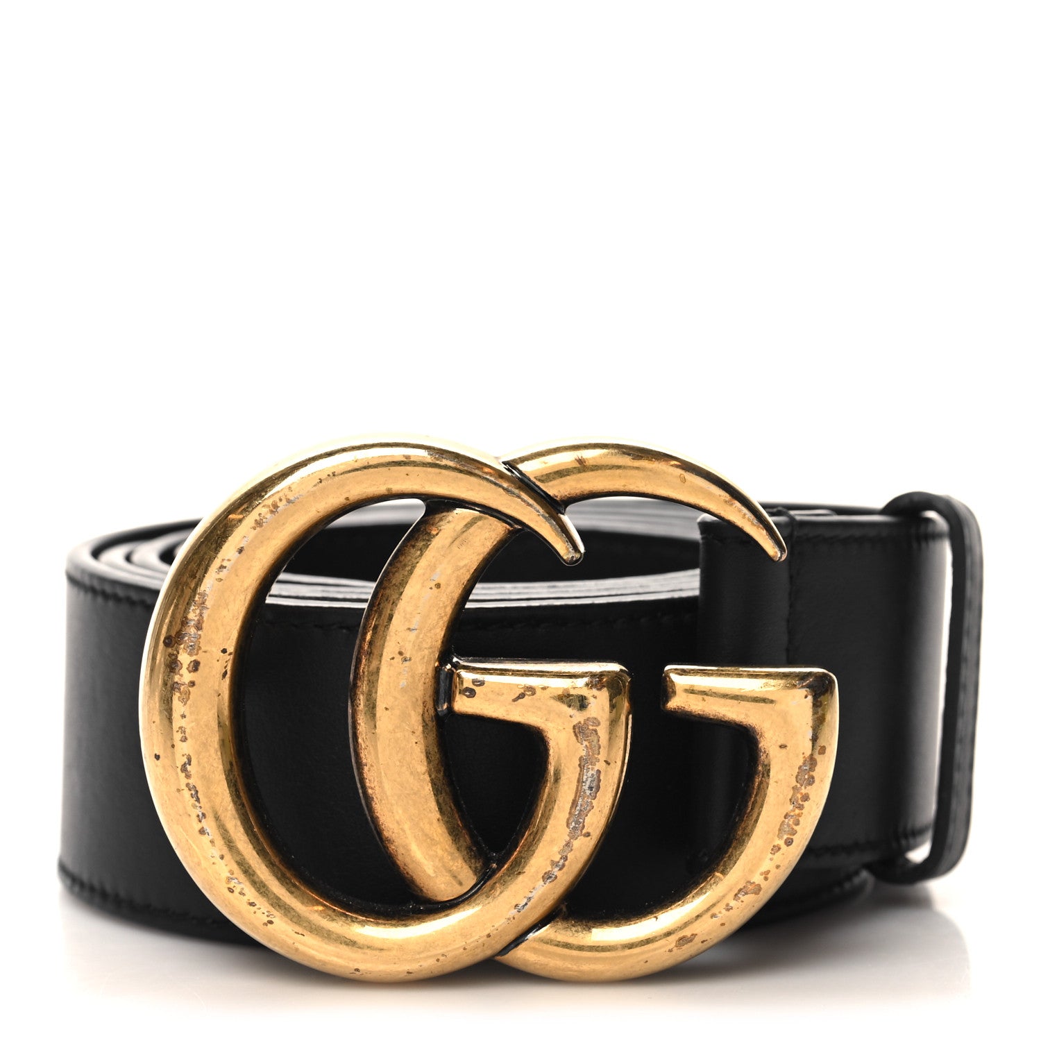 Gucci Calfskin Double G 40mm Belt 100 40 Black 1 of 6