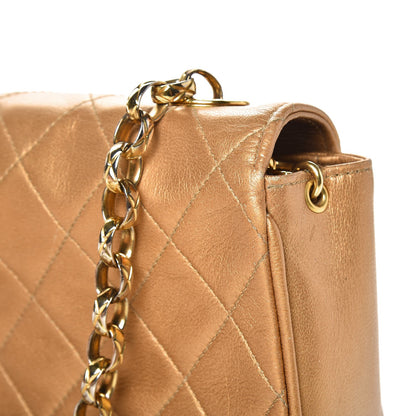 Chanel Metallic Lambskin Mini Quilted Flap Gold 14 of 14