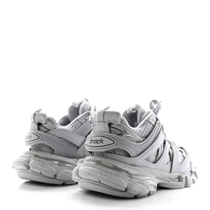 Balenciaga Rubber Mesh Fabric Monocolor Recycled Sole Womens Track Sneakers 35 Medium Grey 4 of 13