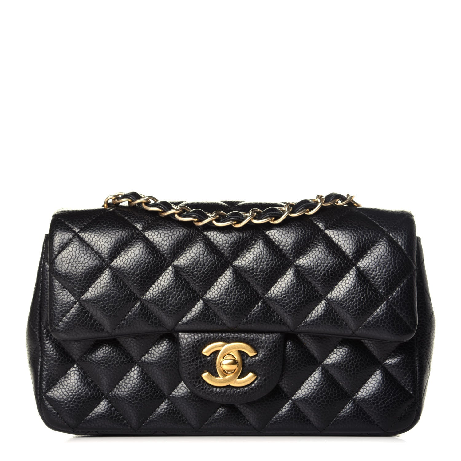 Chanel Caviar Quilted Mini Rectangular Flap Black 1 of 10