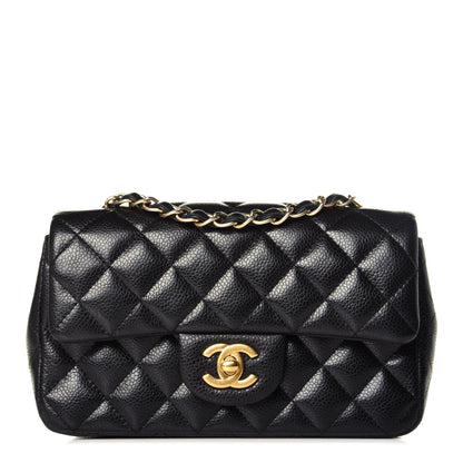 Chanel Caviar Quilted Mini Rectangular Flap Black 1 of 10