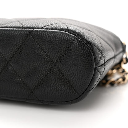 Chanel Caviar Quilted Classic Clutch With Chain Black 10 of 10