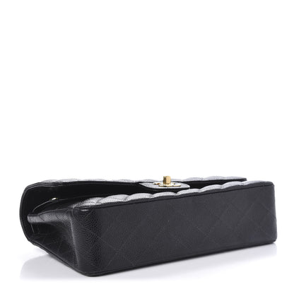 Chanel Caviar Quilted Medium Double Flap Black 4 of 12