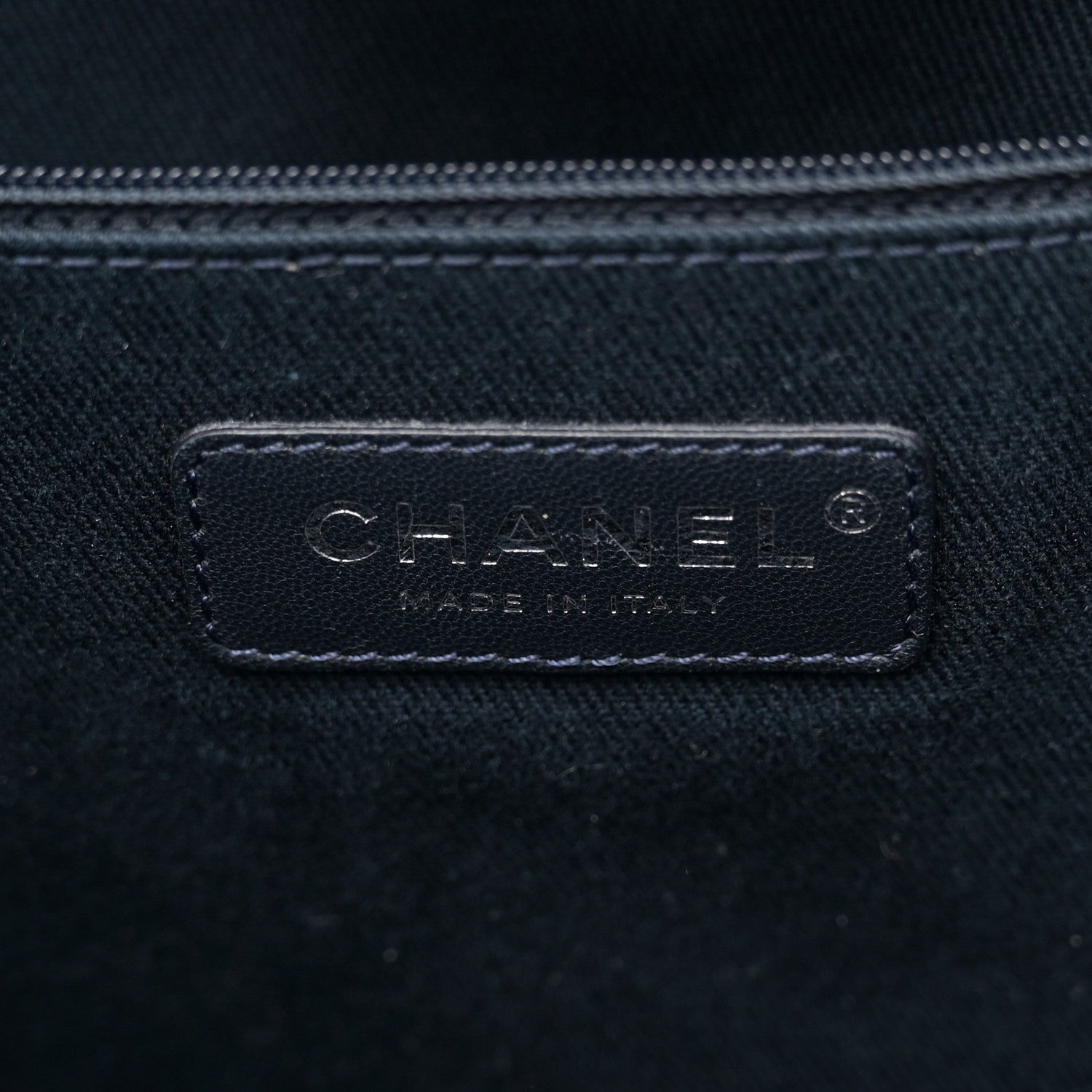 Chanel Denim Large Deauville Tote Dark Blue 6 of 11